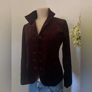 LAUREN RALPH LAUREN Vintage Velvet Blazer, size 2P